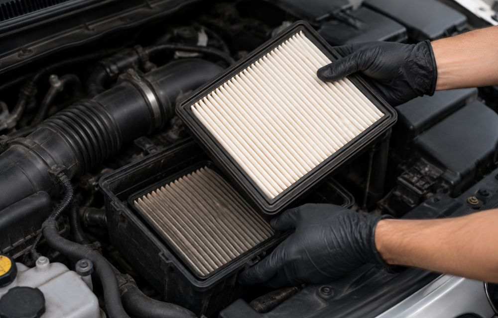 What are the primary benefits of the best car air filter replacement services
