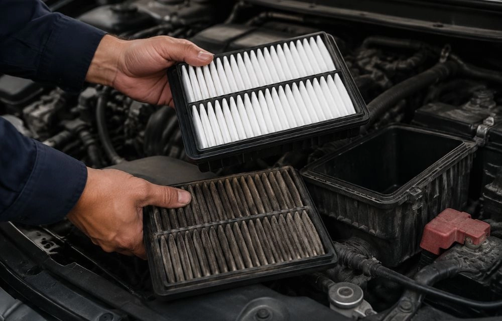 What are the features of car air filter replacement services?